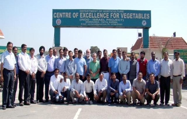 Participants of the workshop along with the Irrigation experts and MASHAV Attaché